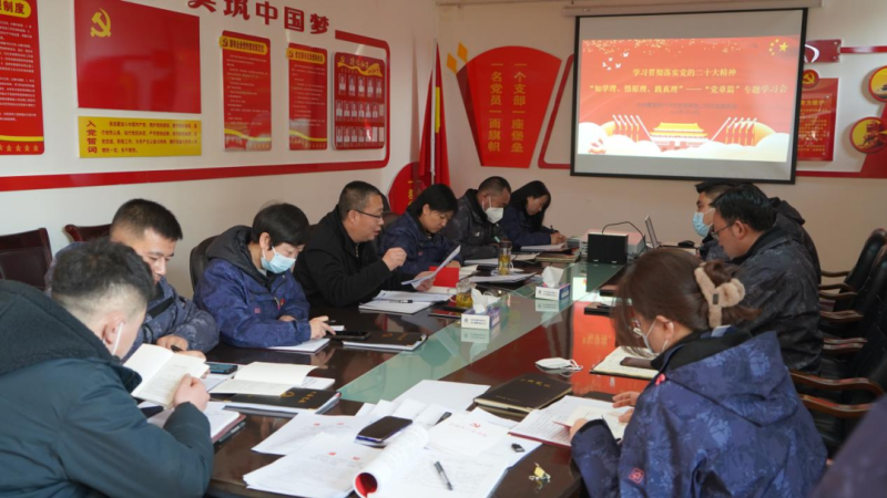 物產(chǎn)汽貿(mào)黨支部召開&ldquo;知學(xué)理、悟原理、踐真理&rdquo; &mdash;&mdash;黨章篇&rdquo;專題學(xué)習(xí)會